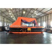 SOLAS approved self-righting 25 person inflatable life raft