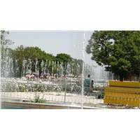 Dry-deck Dancing Water Fountain