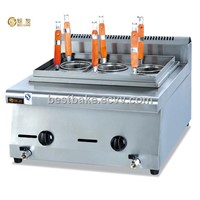 Counter top gas pasta cooker (6 baskets) BY-GH676