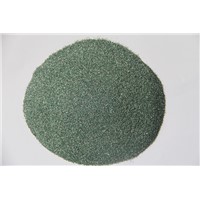 Green silicon carbide for refractory material