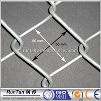 Diamond wire mesh fence