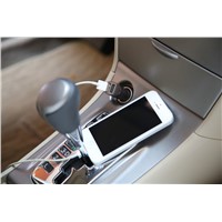 Bonic Car Charger /  2 Port USB Car Charger (12 Watts/2.4 Amp Per Port)