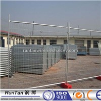 2100mm high Hot Dipped Galvanized Temporary Fence with PLASTIC BASE FEET