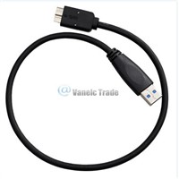 Details about Standard USB 3.0 Male Type A to Micro-B Cable Black High Speed