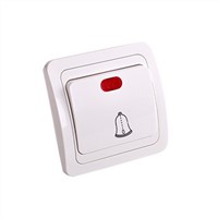 1 gang door bell wall switch with light