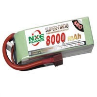 8000mAh 22.2V 6S 25C Lipo battery for RC Helicopter
