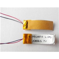 Curved Lithium Polymer Battery 3.7V with Soft Pack