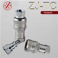 ZJ-TC carbon steel ultra-high pressure hydraulic quick release coupling