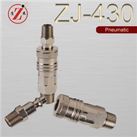 ZJ-430 carbon steel ISO6150B standard pneumatic quick disconnects coupling