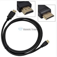 5 FT HDMI to Mini HDMI Type C Cable for HDTV DV 1080P