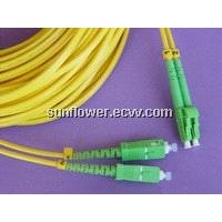 LC-SC Fiber Patch Cord (APC Single Mode Duplex )