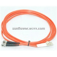 LC-ST Fiber Patch Cord (PC/UPC Multi Mode Duplex )