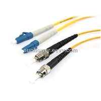 Single mode LC-ST(PC/UPC) patch cord(duplex)