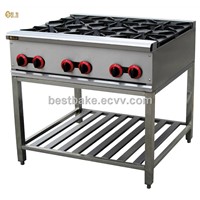 Free Standing 6-Burner Gas Range BY-GH6A