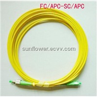 SC-FC Fiber Patch Cord (APC Single Mode Simplex )