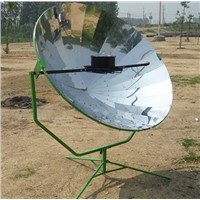 parabolic aluminum solar cooker and oven