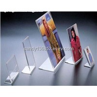 desktop L shape acrylic picture frame