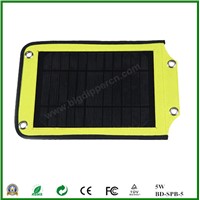 5W 5V portable solar panel charger for mobile phone,tablet,mp3