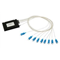 Fiber Optic Coupler 1X8 singlemode with SC connectors PLC