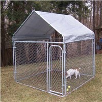 Haotian Galvanized Steel Fence Dog Kennel Factory