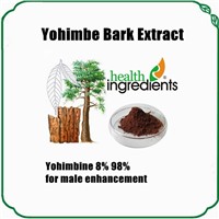natural herbal yohimbe bark extract yohimbine powder sex stimulation medicine for men