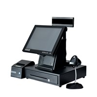 15 inch Dual Core All-in-one POS Terminal for Wholesale