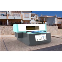 4030, A3 size flatbed printer- one pizeo head print color and white simultaneously