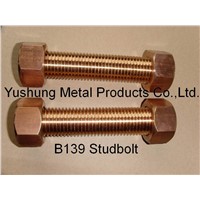 ASTM B139 C51000 Phosphor Bronze Stud C/W Heavy Hex Nut