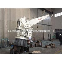 Electric slewing crane