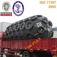 Florescence Pneumatic Rubber Fender with Tire Chain