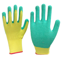 Latex Coated Palm,with foam finish, 13 Gauge Nylon Knitted Lining