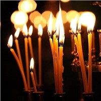 long burning time orthodox church georgia nuns lighting beewax candle