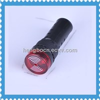 AD16-16SM 16mm buzzer with led flashing 16mm 24v Led indicator with flush buzzer alarm buzzer