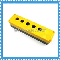 Plastic Control Station Switch 22mm Push Button Protector Box with 5 hole