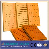sound elimination perforated wooden  acoustic panel