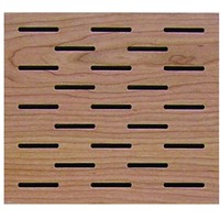 U-style sound proof wooden acoustic panel