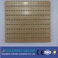 environmental performance wooden grooved acoustic panel