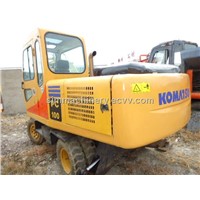 used wheel excavator pc100 cheap for sale look for agent of excavator