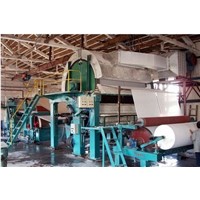 waste paper recycling small tissue paper making machine