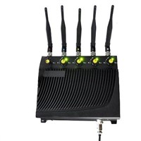 3G/4G Cell Phone Jammer with 5 Powerful Antenna ( 4G Lte + 4G WiMAX)
