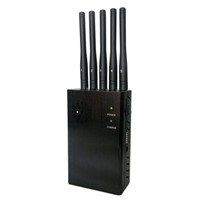 5 Antenna Mobile Phone Jammer gps Jammer and WiFi Jammer ( With dip switch)