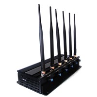 4G jammer Adjustable 15w Cell Phone,WiFi,3g,vhf/ uhf Walkie-Talkie Jammer
