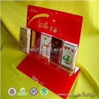 clear acrylic cigarette display stand