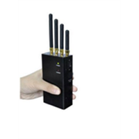 jammer, cellphone jammer,4 Band 2W Portable 4G LTE and 3G Mobile Phone Jammer