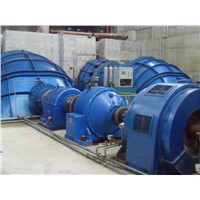 Shaft Extension Tubular Turbine , Low Head S Type Water Turbine