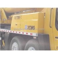 Year 2013 used condition XCMG QY70K-1 truck crane with low working hours,XCMG 70t mobile crane