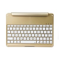 Magnetic catching design illuminated ultrathin bluetooth keyboard for iPad Mini F12