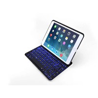 7 color backlit super slim foldable cordless keyboard for iPad air F5S