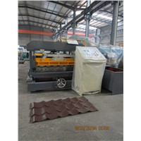 Tile effect sheet roll forming machine