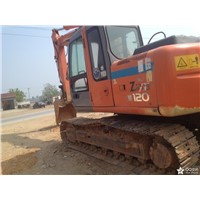 Hitachi used 12T hydraulic crawler excavator ZX120-6
